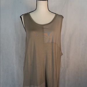 Helmet Lang Sheer Tank